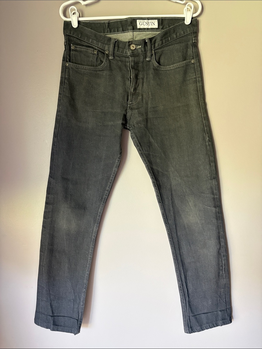 Gustin Men’s Grey Slim Fit Jeans
